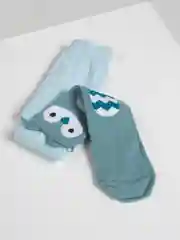 Бирюзовый детские колготки Conte-kids