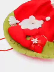 Новогодний мешочек для подарка с аппликацией "Дед Мороз", до 1.5 кг