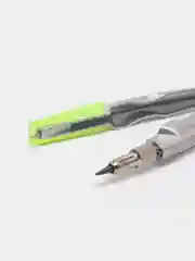Салатовый циркуль металлический с защитным колпачком, на иголке, 115 мм
