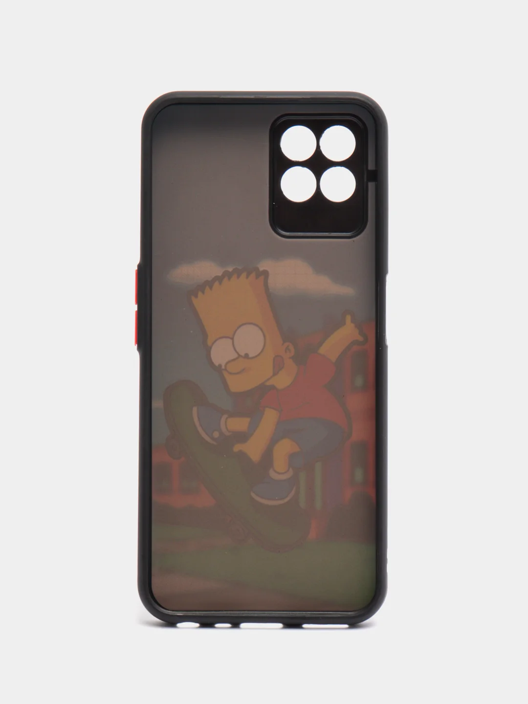 Голубой чехол с рисунком на Realme 8i и Realme Narzo 50 4G (Реалми 8i и Реалми Нарзо 50 4G)