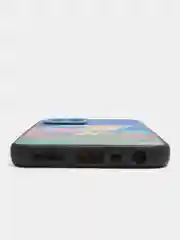 Голубой чехол с рисунком на Realme 8i и Realme Narzo 50 4G (Реалми 8i и Реалми Нарзо 50 4G)