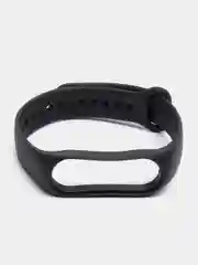 Черный силиконовый ремешок Xiaomi Mi Band 5, 6, 7, гипоаллергенный