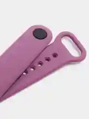 Тёмно-бордовый силиконовый ремешок Xiaomi Mi Band 5, 6, 7, гипоаллергенный