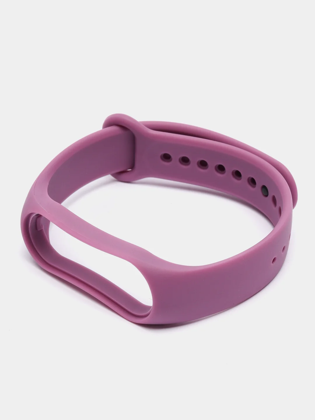 Тёмно-бордовый силиконовый ремешок Xiaomi Mi Band 5, 6, 7, гипоаллергенный