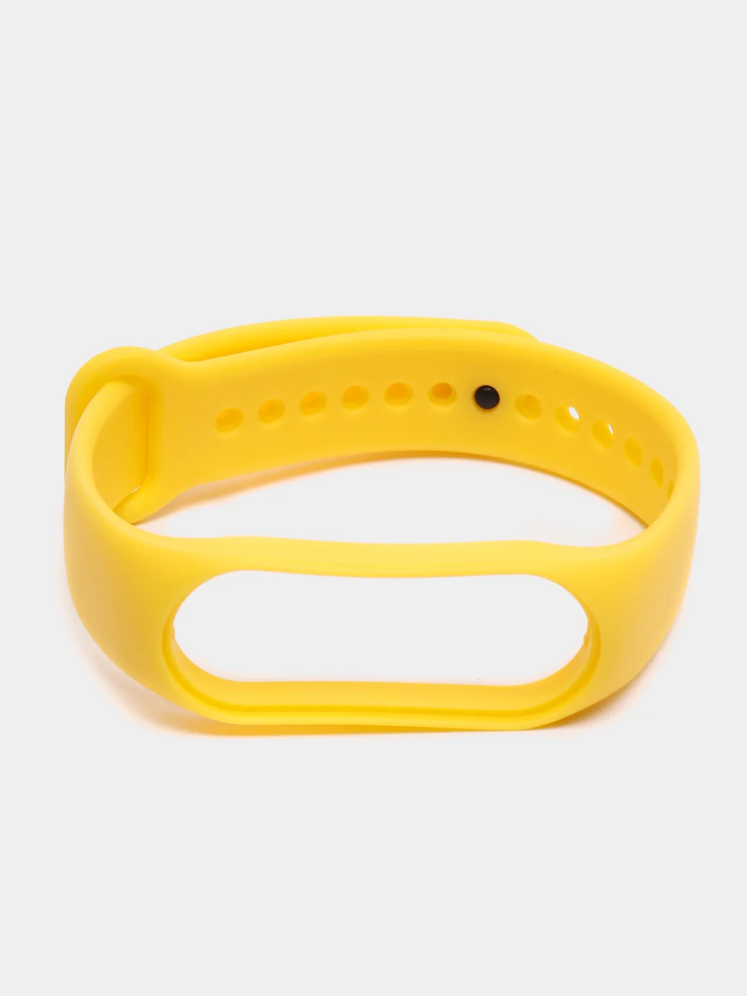Желтый силиконовый ремешок Xiaomi Mi Band 5, 6, 7, гипоаллергенный