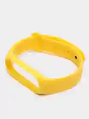 Желтый силиконовый ремешок Xiaomi Mi Band 5, 6, 7, гипоаллергенный