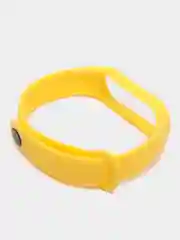 Желтый силиконовый ремешок Xiaomi Mi Band 5, 6, 7, гипоаллергенный