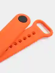 Манго силиконовый ремешок Xiaomi Mi Band 5, 6, 7, гипоаллергенный