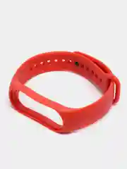Бордовый силиконовый ремешок Xiaomi Mi Band 5, 6, 7, гипоаллергенный