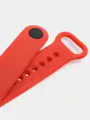 Бордовый силиконовый ремешок Xiaomi Mi Band 5, 6, 7, гипоаллергенный