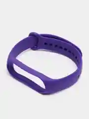 Фиолетовый силиконовый ремешок Xiaomi Mi Band 5, 6, 7, гипоаллергенный