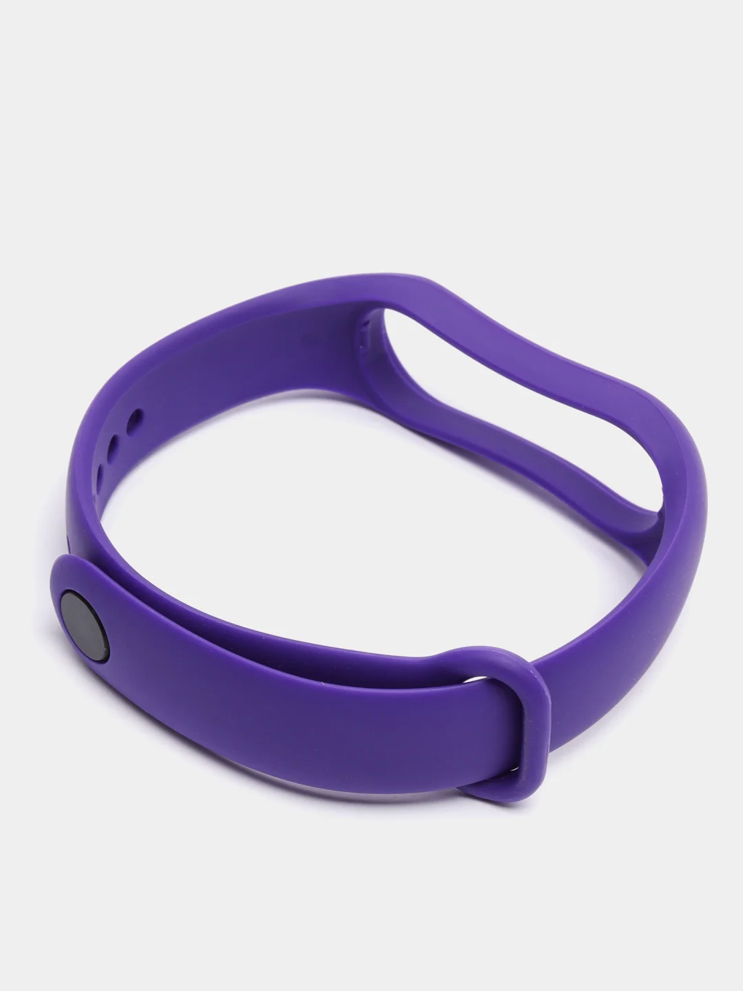 Фиолетовый силиконовый ремешок Xiaomi Mi Band 5, 6, 7, гипоаллергенный