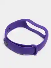 Фиолетовый силиконовый ремешок Xiaomi Mi Band 5, 6, 7, гипоаллергенный