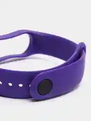 Фиолетовый силиконовый ремешок Xiaomi Mi Band 5, 6, 7, гипоаллергенный