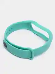 Бирюзовый силиконовый ремешок Xiaomi Mi Band 5, 6, 7, гипоаллергенный