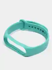 Бирюзовый силиконовый ремешок Xiaomi Mi Band 5, 6, 7, гипоаллергенный