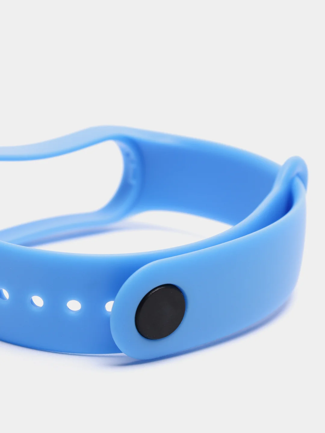 Лазурный силиконовый ремешок Xiaomi Mi Band 5, 6, 7, гипоаллергенный