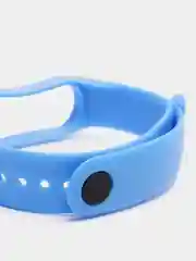 Лазурный силиконовый ремешок Xiaomi Mi Band 5, 6, 7, гипоаллергенный