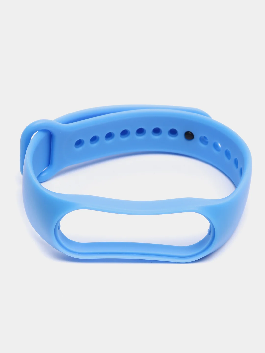 Лазурный силиконовый ремешок Xiaomi Mi Band 5, 6, 7, гипоаллергенный