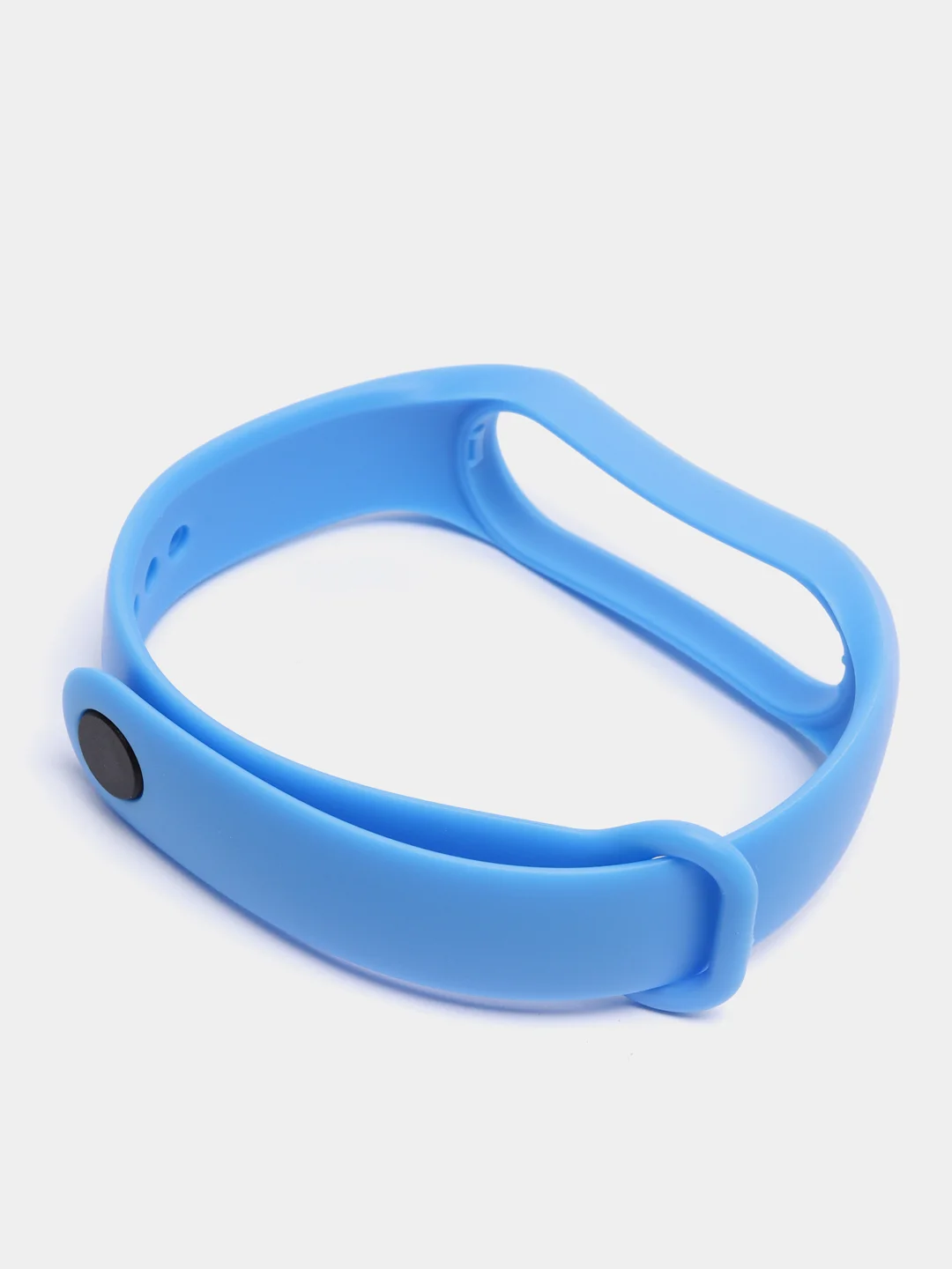 Лазурный силиконовый ремешок Xiaomi Mi Band 5, 6, 7, гипоаллергенный