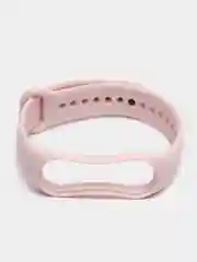 Пудровый силиконовый ремешок Xiaomi Mi Band 5, 6, 7, гипоаллергенный