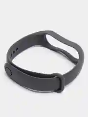 Хром силиконовый ремешок Xiaomi Mi Band 5, 6, 7, гипоаллергенный
