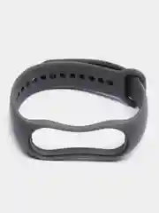 Хром силиконовый ремешок Xiaomi Mi Band 5, 6, 7, гипоаллергенный