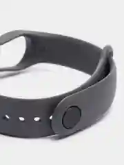 Хром силиконовый ремешок Xiaomi Mi Band 5, 6, 7, гипоаллергенный
