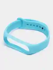 Светло-синий силиконовый ремешок Xiaomi Mi Band 5, 6, 7, гипоаллергенный