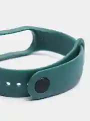 Тёмно-бирюзовый силиконовый ремешок Xiaomi Mi Band 5, 6, 7, гипоаллергенный