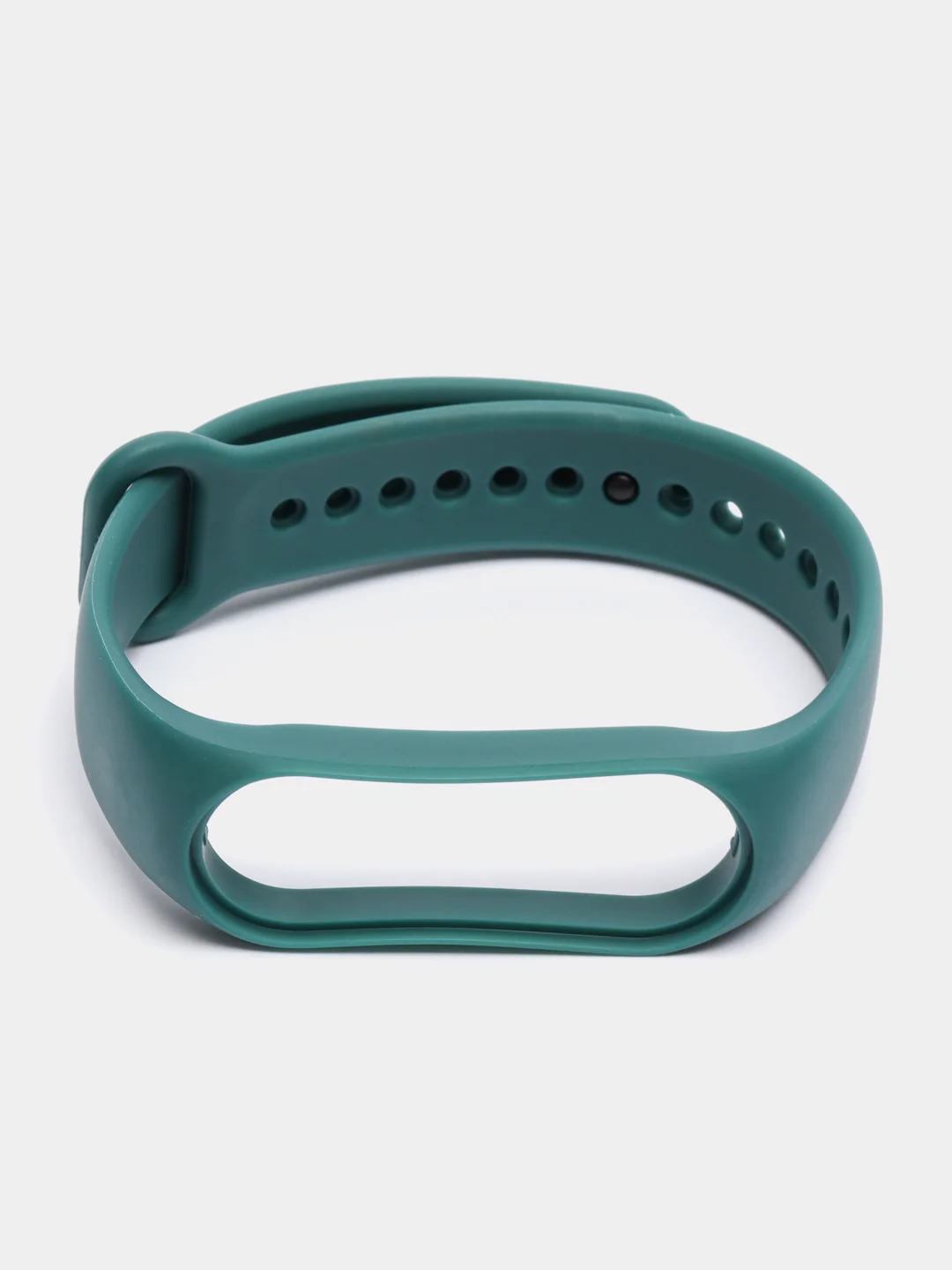 Тёмно-бирюзовый силиконовый ремешок Xiaomi Mi Band 5, 6, 7, гипоаллергенный