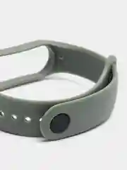 Зелёный хаки силиконовый ремешок Xiaomi Mi Band 5, 6, 7, гипоаллергенный