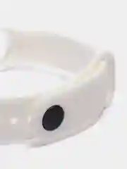 Белый силиконовый ремешок Xiaomi Mi Band 5, 6, 7, гипоаллергенный
