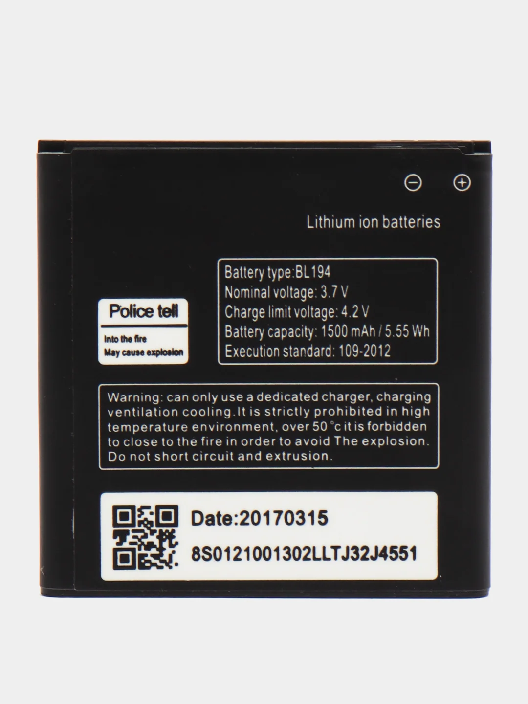 Аккумулятор для Lenovo BL194 / A298T / A326 / A520 / A780 / A790E