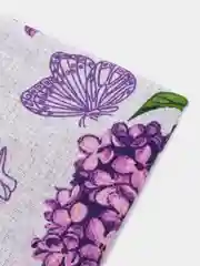 Сиреневый кухонное полотенце, вафельное, 50 х 70 см, хлопок, 3 штуки