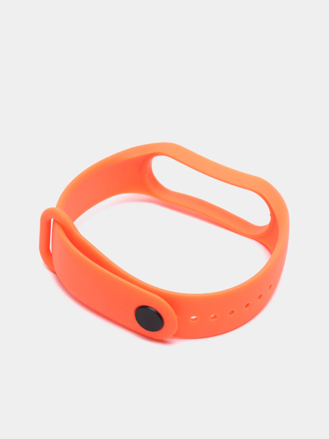 Оранжевый силиконовый ремешок Xiaomi Mi Band 5, 6, 7, гипоаллергенный