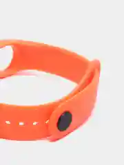 Оранжевый силиконовый ремешок Xiaomi Mi Band 5, 6, 7, гипоаллергенный