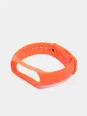 Оранжевый силиконовый ремешок Xiaomi Mi Band 5, 6, 7, гипоаллергенный