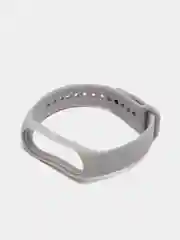 Серый силиконовый ремешок Xiaomi Mi Band 5, 6, 7, гипоаллергенный