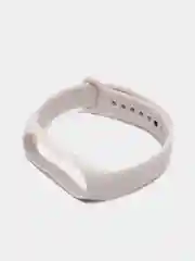 Светло-бежевый силиконовый ремешок Xiaomi Mi Band 5, 6, 7, гипоаллергенный