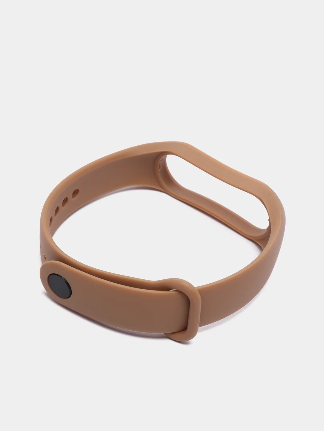 Карамельный силиконовый ремешок Xiaomi Mi Band 5, 6, 7, гипоаллергенный