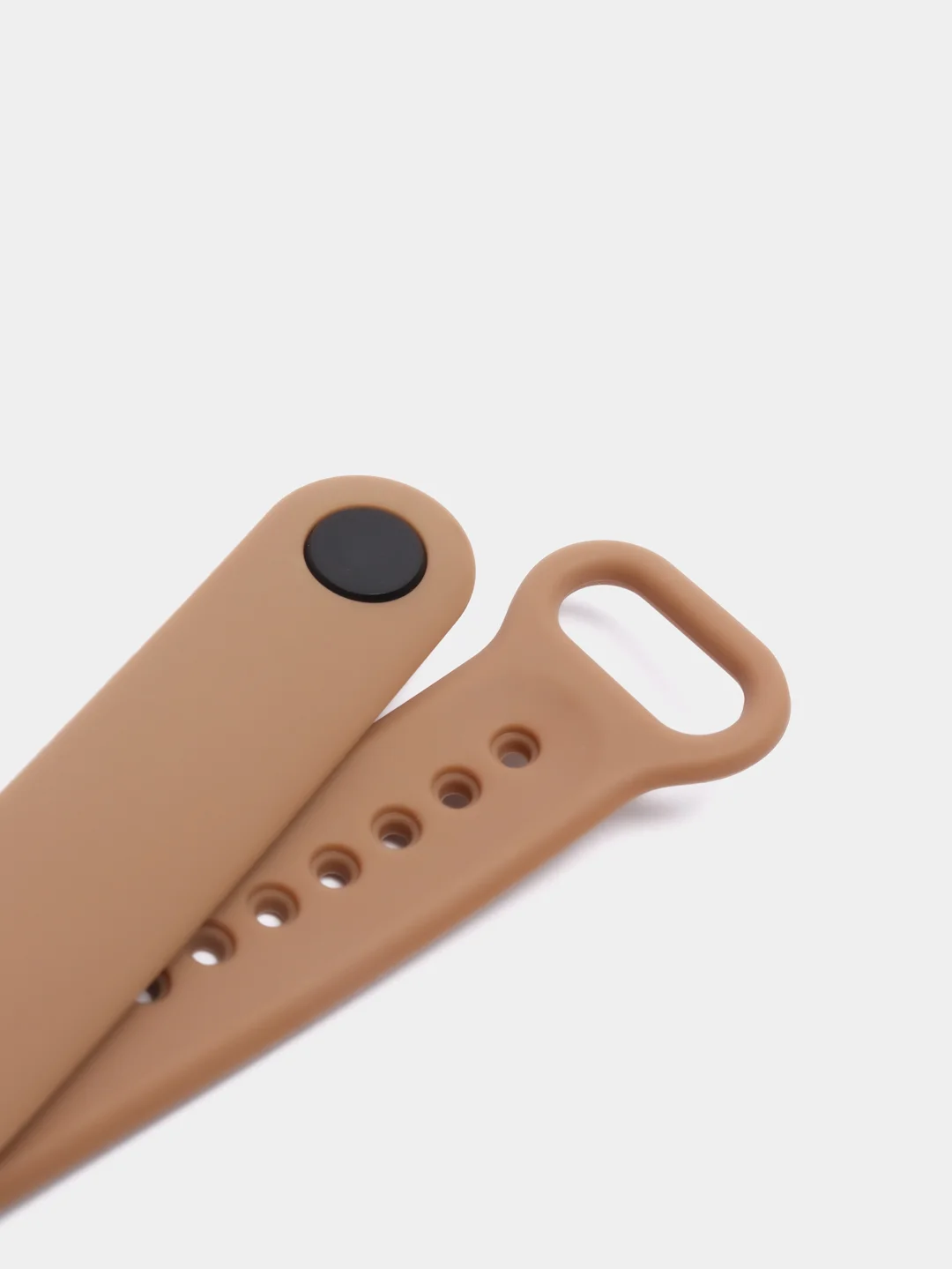 Карамельный силиконовый ремешок Xiaomi Mi Band 5, 6, 7, гипоаллергенный