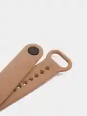 Карамельный силиконовый ремешок Xiaomi Mi Band 5, 6, 7, гипоаллергенный