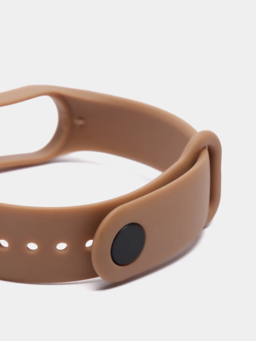Карамельный силиконовый ремешок Xiaomi Mi Band 5, 6, 7, гипоаллергенный