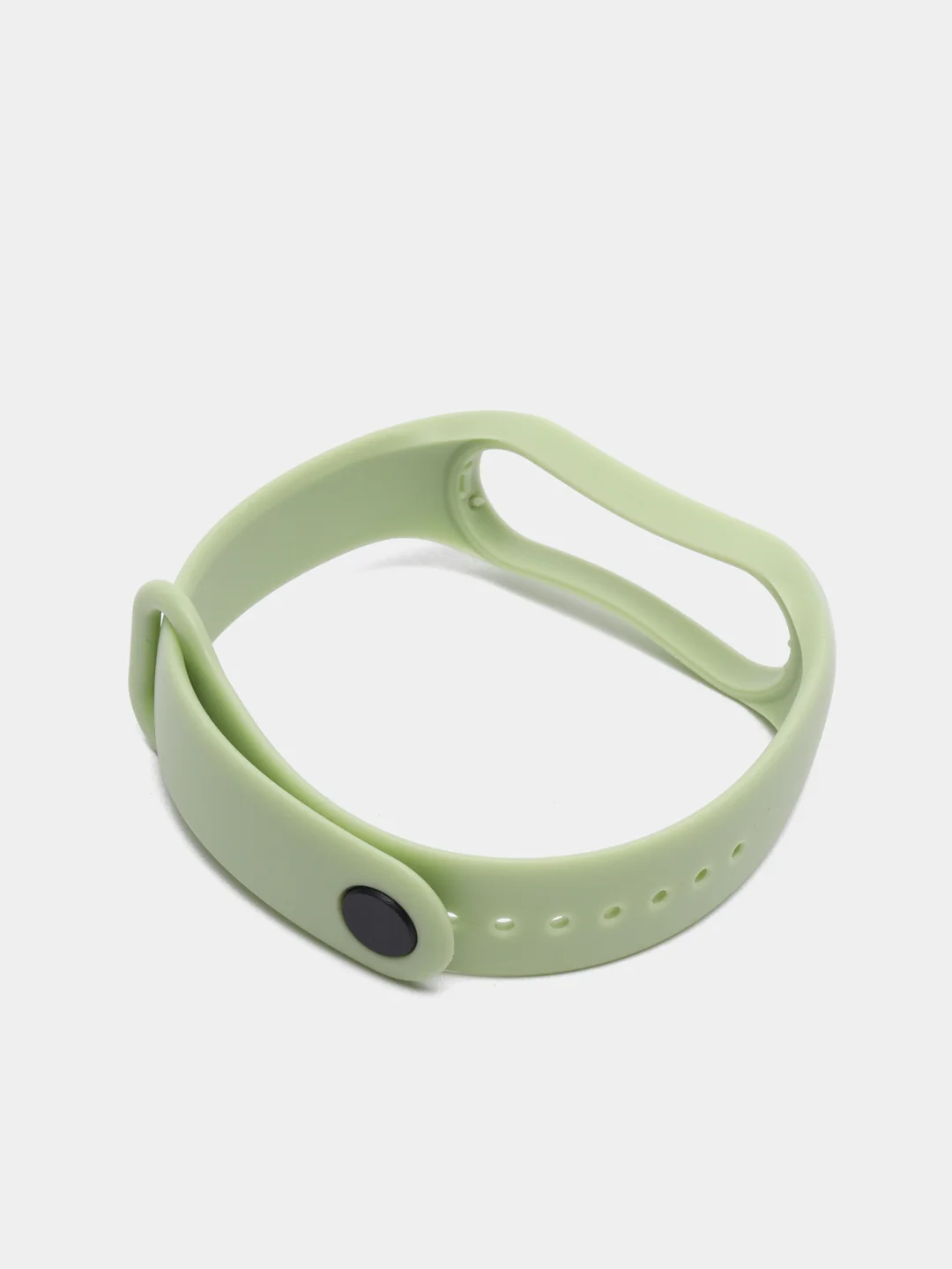 Мятный силиконовый ремешок Xiaomi Mi Band 5, 6, 7, гипоаллергенный
