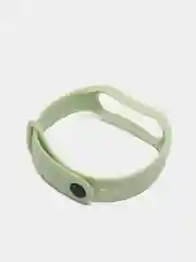 Мятный силиконовый ремешок Xiaomi Mi Band 5, 6, 7, гипоаллергенный