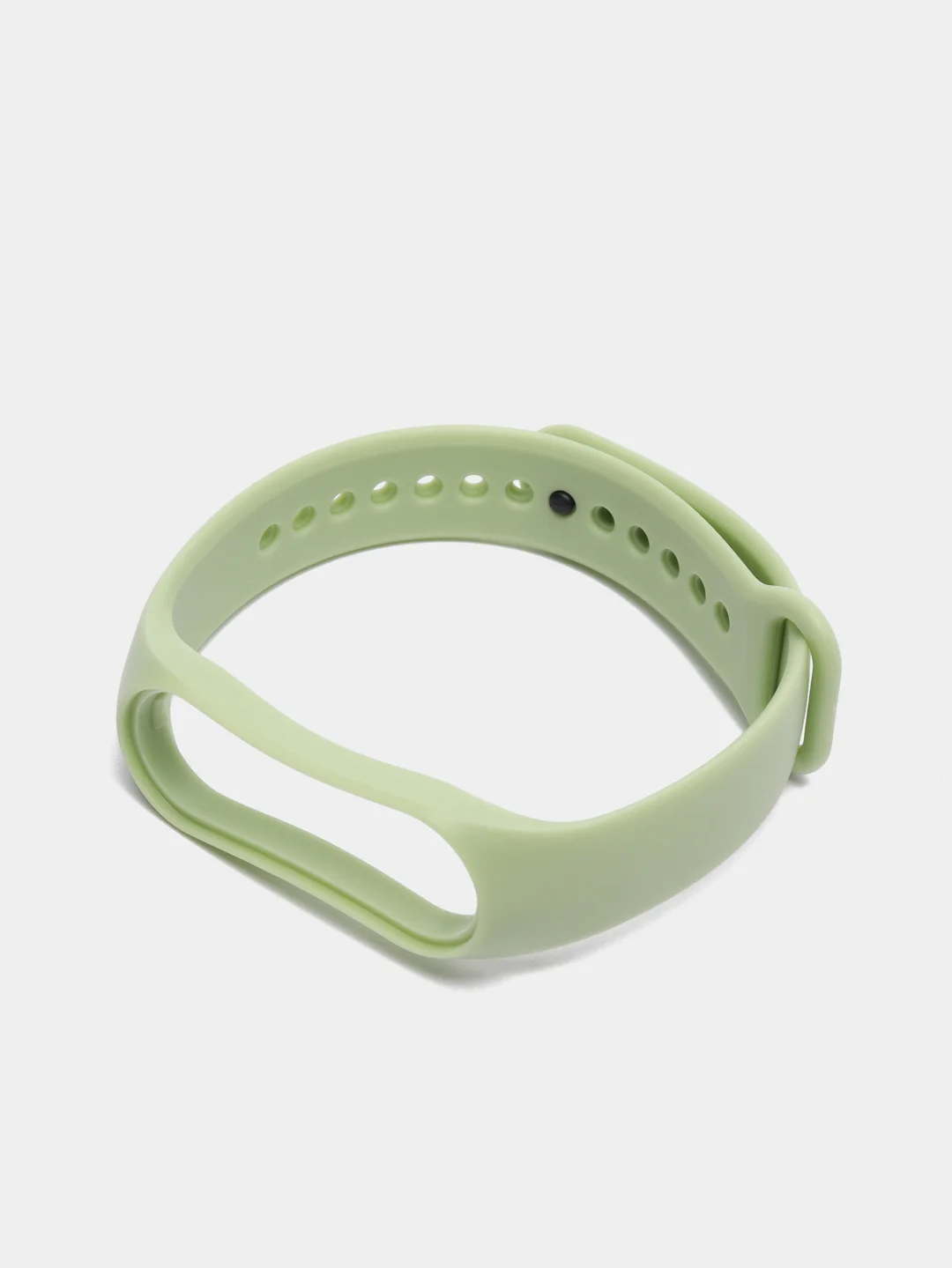 Мятный силиконовый ремешок Xiaomi Mi Band 5, 6, 7, гипоаллергенный