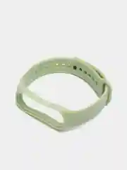 Мятный силиконовый ремешок Xiaomi Mi Band 5, 6, 7, гипоаллергенный
