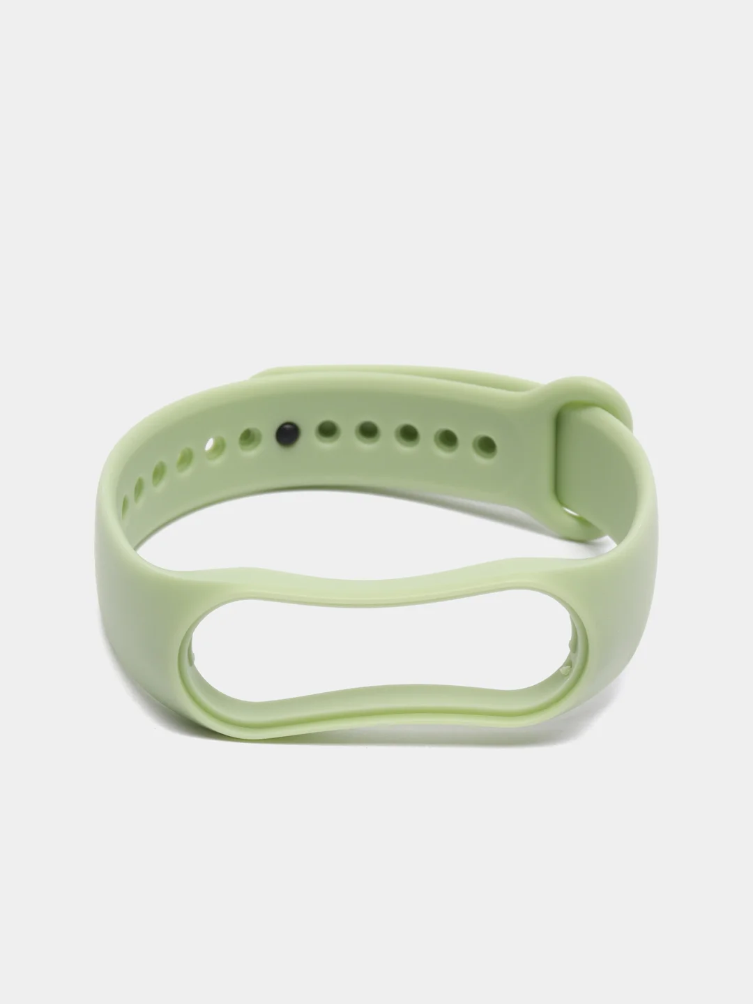 Мятный силиконовый ремешок Xiaomi Mi Band 5, 6, 7, гипоаллергенный