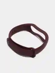 Марсала силиконовый ремешок Xiaomi Mi Band 5, 6, 7, гипоаллергенный